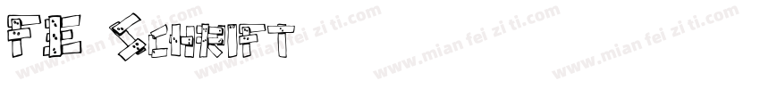 FE Schrift 字体下载字体转换